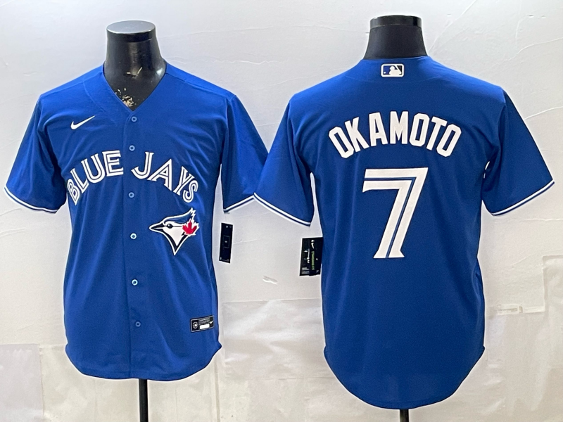 Men 2026 Toronto Blue Jays #7 Okamoto Blue Game Nike MLB Jersey 0410005->philadelphia phillies->MLB Jersey